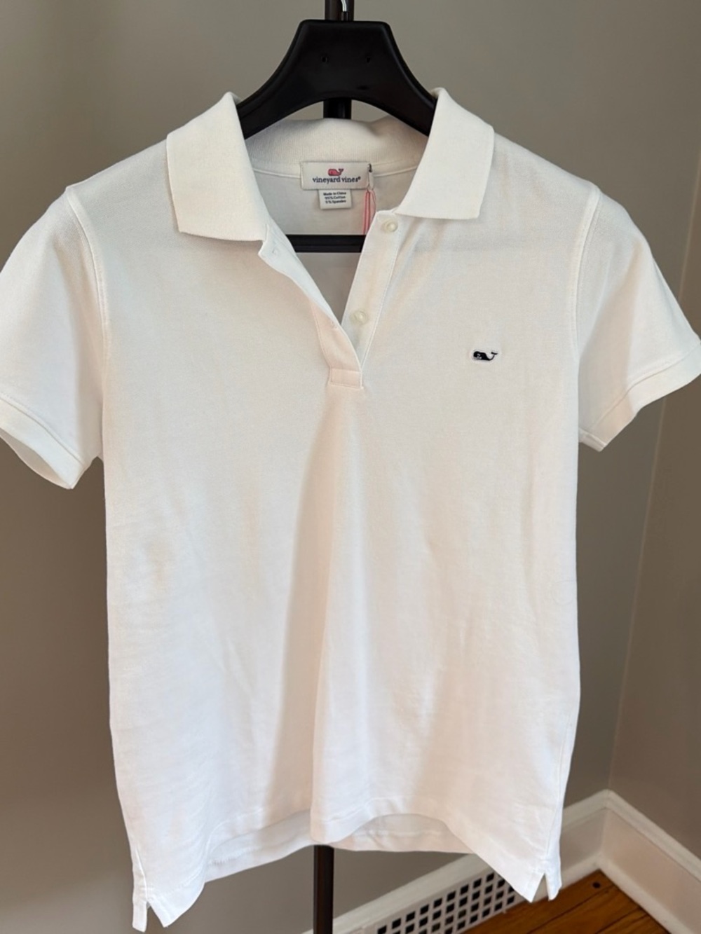 Vineyard Vines womens' White Polo Shirt